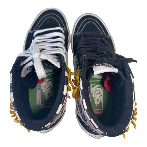 Vans SK8 Hi Skateistan Checkerboard Men's Classic Skate Shoes Size 7 - Picture 8 of 14